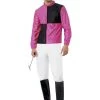 Smiffys Costumes Melbourne Cup Pink Jockey Men's Costume
