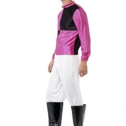 Smiffys Costumes Melbourne Cup Pink Jockey Men's Costume