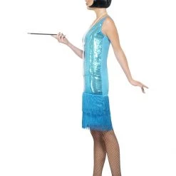 Smiffys 1920s Flirty Flapper Dress Ladies Costume Costumes
