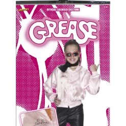 Smiffys Costumes Grease Pink Ladies Jacket Girls Costume 7 Smiffys Costumes Grease Pink Ladies Jacket Girls Costume