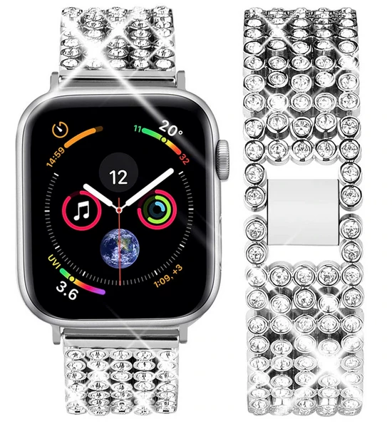 Ebay Mosaic Bling Swaroski Grade Crystal Apple Watch Band Series 7 6 5 4 3 2 1 Fashion Jewelry 4 Ebay Mosaic Bling Swaroski Grade Crystal Apple Watch Band Series 7 6 5 4 3 2 1 Fashion Jewelry