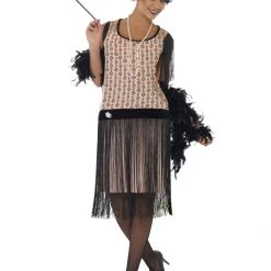 Smiffys Costumes 1920's Coco Flapper Dress Ladies Costume