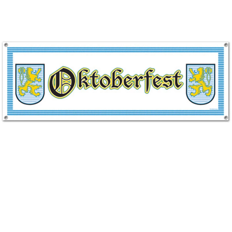Balloon Agencies Oktoberfest Indoor-Outdoor Banner Party Decoration Party Supplies 1 Balloon Agencies Oktoberfest Indoor-Outdoor Banner Party Decoration Party Supplies