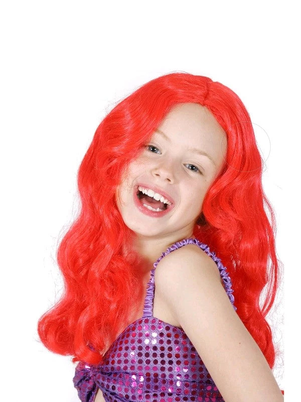 Rubies Deerfield Wigs Disney Princess Ariel Mermaid Red Girls Wig 1 Rubies Deerfield Wigs Disney Princess Ariel Mermaid Red Girls Wig