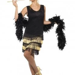 Smiffys 1920's Fringed Flapper Dress Ladies Costume