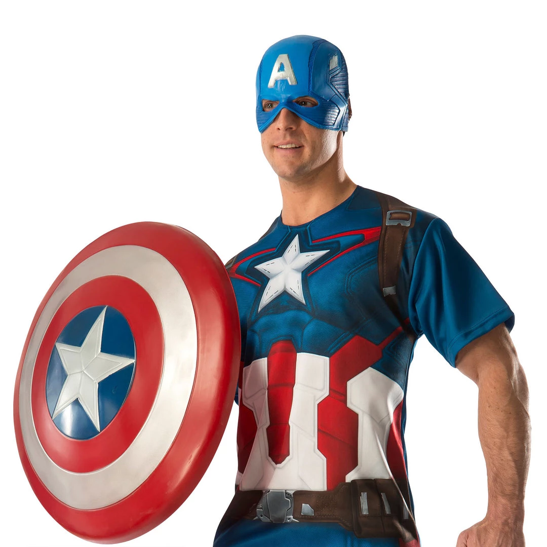 Rubies Deerfield Licensed Captain America 61cm Shield Costume Accessory 2 Rubies Deerfield Licensed Captain America 61cm Shield Costume Accessory