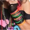 Balloon Agencies Awesome 80s Pack Of 12 Neon Colours Jelly Bracelets Costume Accessory Costume Accessories