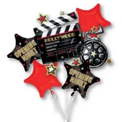 Balloon Agencies Bouquet Hollywood Stars Self Sealing Foil Party Balloon