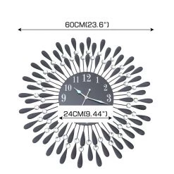 Crazy Crazy & More Crazy Deals 3D Crystal Wall Clock Luxury Art Home Decor 60cm X 60cm Black Face Home & Garden 13 Crazy Crazy & More Crazy Deals 3D Crystal Wall Clock Luxury Art Home Decor 60cm X 60cm Black Face Home & Garden