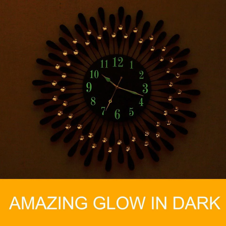 Crazy Crazy & More Crazy Deals 3D Crystal Wall Clock Luxury Art Home Decor 60cm X 60cm Black Face Home & Garden 7 Crazy Crazy & More Crazy Deals 3D Crystal Wall Clock Luxury Art Home Decor 60cm X 60cm Black Face Home & Garden