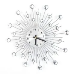 Crazy Crazy & More Crazy Deals 3D Crystal Wall Clock Luxury Art Home Decor 30cm X 30cm