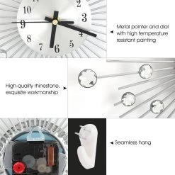 Crazy Crazy & More Crazy Deals 3D Crystal Wall Clock Luxury Art Home Decor 30cm X 30cm 13 Crazy Crazy & More Crazy Deals 3D Crystal Wall Clock Luxury Art Home Decor 30cm X 30cm