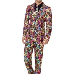 Smiffys Neon Stand Out Suit Men's Costume