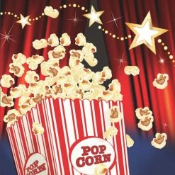 Balloon Agencies Hollywood Lights Popcorn Beverage Napkins