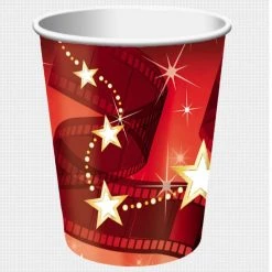 Balloon Agencies Hollywood Lights 266ml Paper Cups Pack Of 8
