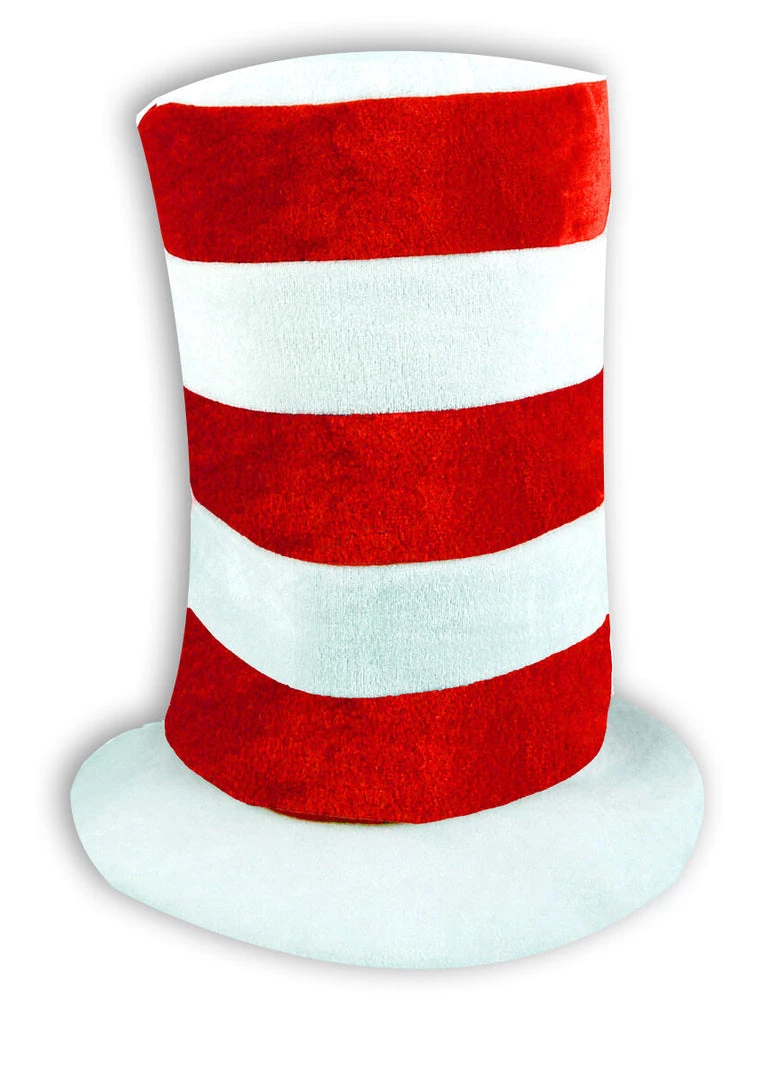 EB Costume Accessories Dr. Seuss Cat In The Hat White And Red Striped Costume Hat Accessory 1 EB Costume Accessories Dr. Seuss Cat In The Hat White And Red Striped Costume Hat Accessory