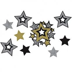 Balloon Agencies Hollywood Mega Value Pack Printed Paper Cutouts, 30ct