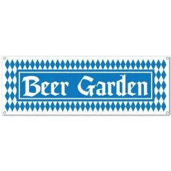 Balloon Agencies Oktoberfest Beer Garden Sign Banner Party Decoration