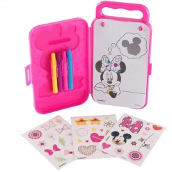 Balloon Agencies Minnie Mouse Activity Storage Case 20 Page Colouring In Book Stickers Pens Game