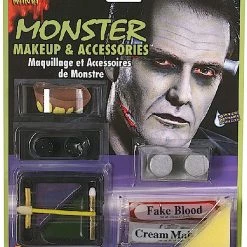 Rubies Deerfield Frankensteins Monster Bolts False Teeth Halloween Costume Make Up Kit Halloween Costumes