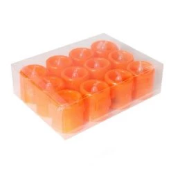 Unbranded Halloween Props/Decoration Halloween Skull Orange LED Candle Colour Changing Lamp Halloween Decoration