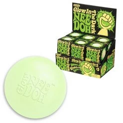 Williamvalentine Schylling Glow In The Dark Nee Doh Stress Ball NEW