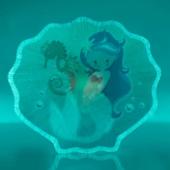 MDI Australia 4 X Mermaid Optical Fibre Fairy Lights Kids Bedroom Wall Decorations Home Decor