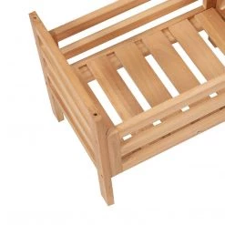 Kmart 3 Tier Modular Adjustable Wood Plant Stand Indoor Outdoor Garden Home Decor Home & Garden