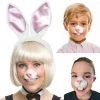 Tomfoolery Easter Bunny Rabbit Nose And Teeth Costume Mask Costume Accessories