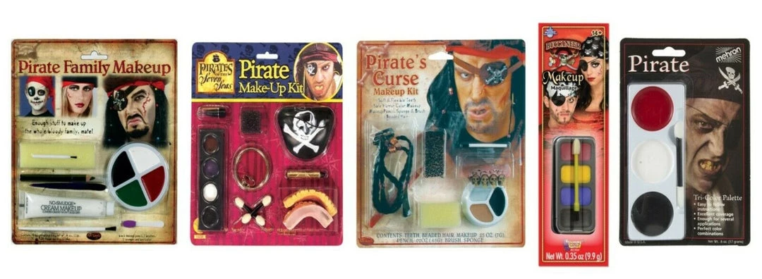 Unbranded Caribbean Character Pirate Family Makeup Kit 1 Unbranded Caribbean Character Pirate Family Makeup Kit