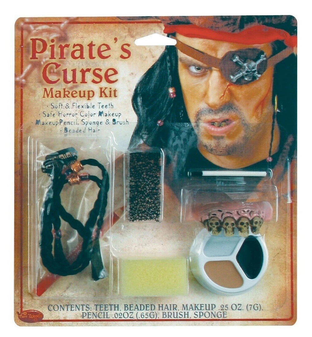 Unbranded Caribbean Character Pirate Family Makeup Kit 3 Unbranded Caribbean Character Pirate Family Makeup Kit