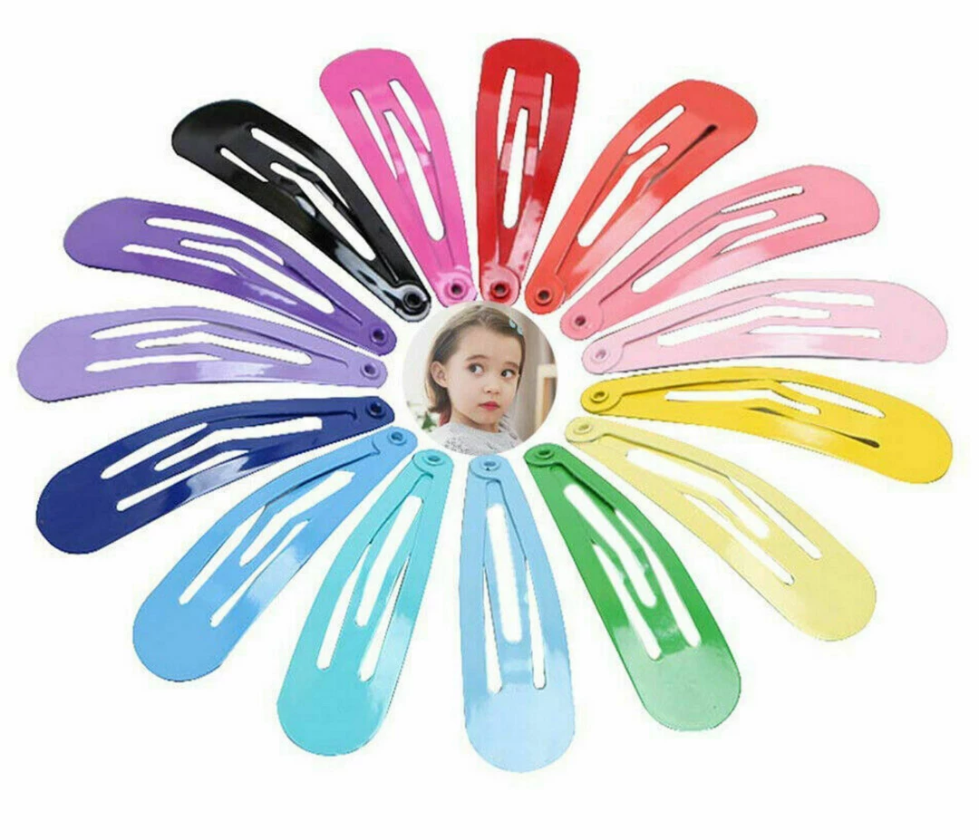 JD 10 X Non-Slip Hair Clips 5cm Metal Baby Girls Toddlers Kids Women Many Colours 1 JD 10 X Non-Slip Hair Clips 5cm Metal Baby Girls Toddlers Kids Women Many Colours