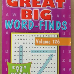 Aussie Toys 2 X A4 Word Search Word-Finds Puzzles Large Print Great Big Brain Book Games Home & Garden