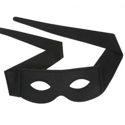 Aussie Toys Lone Ranger Bandit Zorro Black Masquerade Eye Mask Costume Accessory