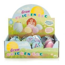 MDI Grow Chicken Egg Submerge In Water Easter Egg Hunt Kids Toy Home & Garden