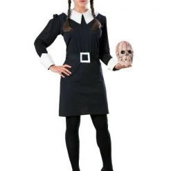 Rubie's Halloween Costumes The Addams Family Wednesday Deluxe Halloween Ladies Costume