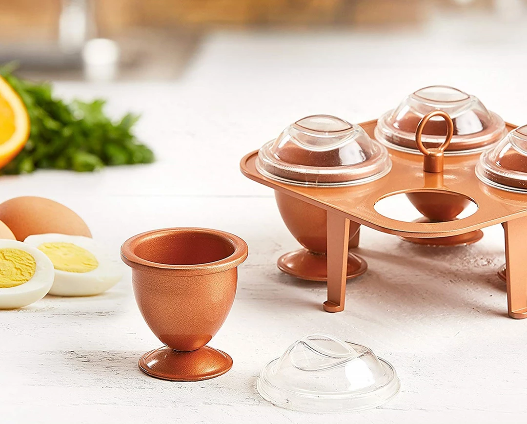 CATCH Copper Chef Non Stick 4 XL Copper Boiled Poached Egg Makers Omelete Home & Garden 3 CATCH Copper Chef Non Stick 4 XL Copper Boiled Poached Egg Makers Omelete Home & Garden