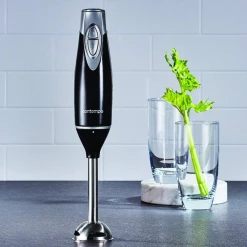 BIG W 800W Stainless Steel Stick Hand Blender Mixer Food Processor Set & Beaker