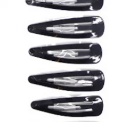 JD 10 X Non-Slip Hair Clips 5cm Metal Baby Girls Toddlers Kids Women Many Colours