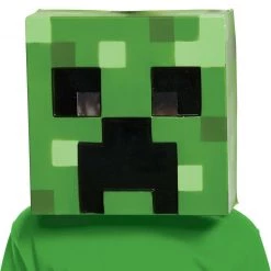 Morris Costumes Minecraft Steve Creeper Vacuform Mask Costume Accessory Costume Accessories
