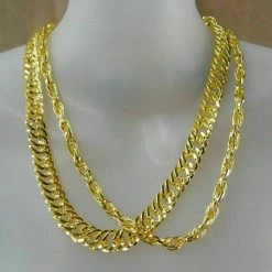 Unbranded Gold Chunky Pimp Necklace Chain Rapper Hip Hop Bling 90s 80s Costume Costume Accessories