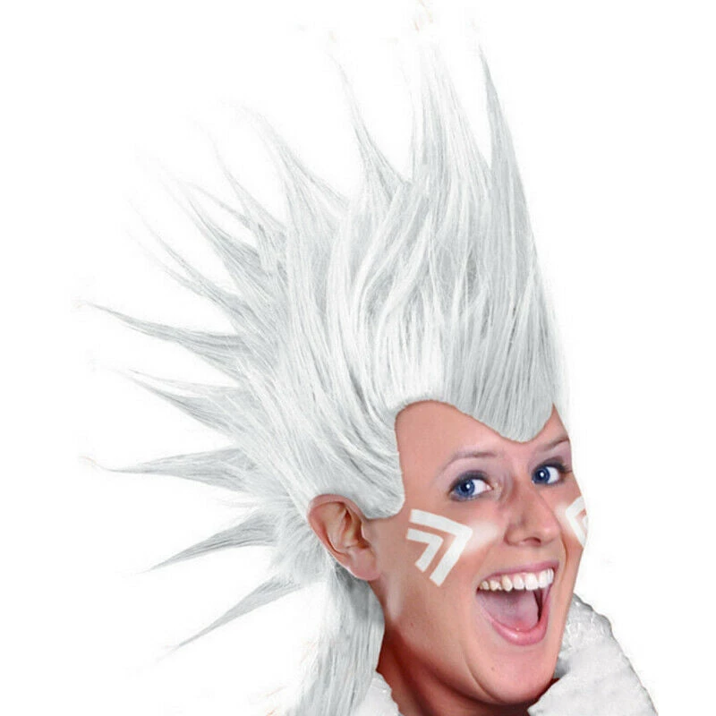 Balloon Agencies Wigs Mohawk Game Day Sports Coloured High Spikes Party Wig Costume Accessory 3 Balloon Agencies Wigs Mohawk Game Day Sports Coloured High Spikes Party Wig Costume Accessory