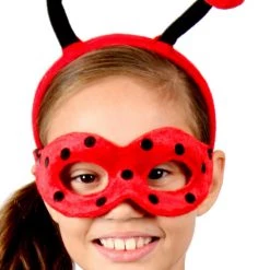 Sweidas Costume Accessories Farm Animal Headband & Mask Costume Set Sheep Panda Owl Fox Frog Cat Horse Zebra