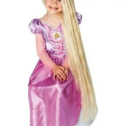 Rubies Deerfield Disney Princess Rapunzel Tangled Size Small 4-6 Girls Costume Tiara Wand And Wig Costumes