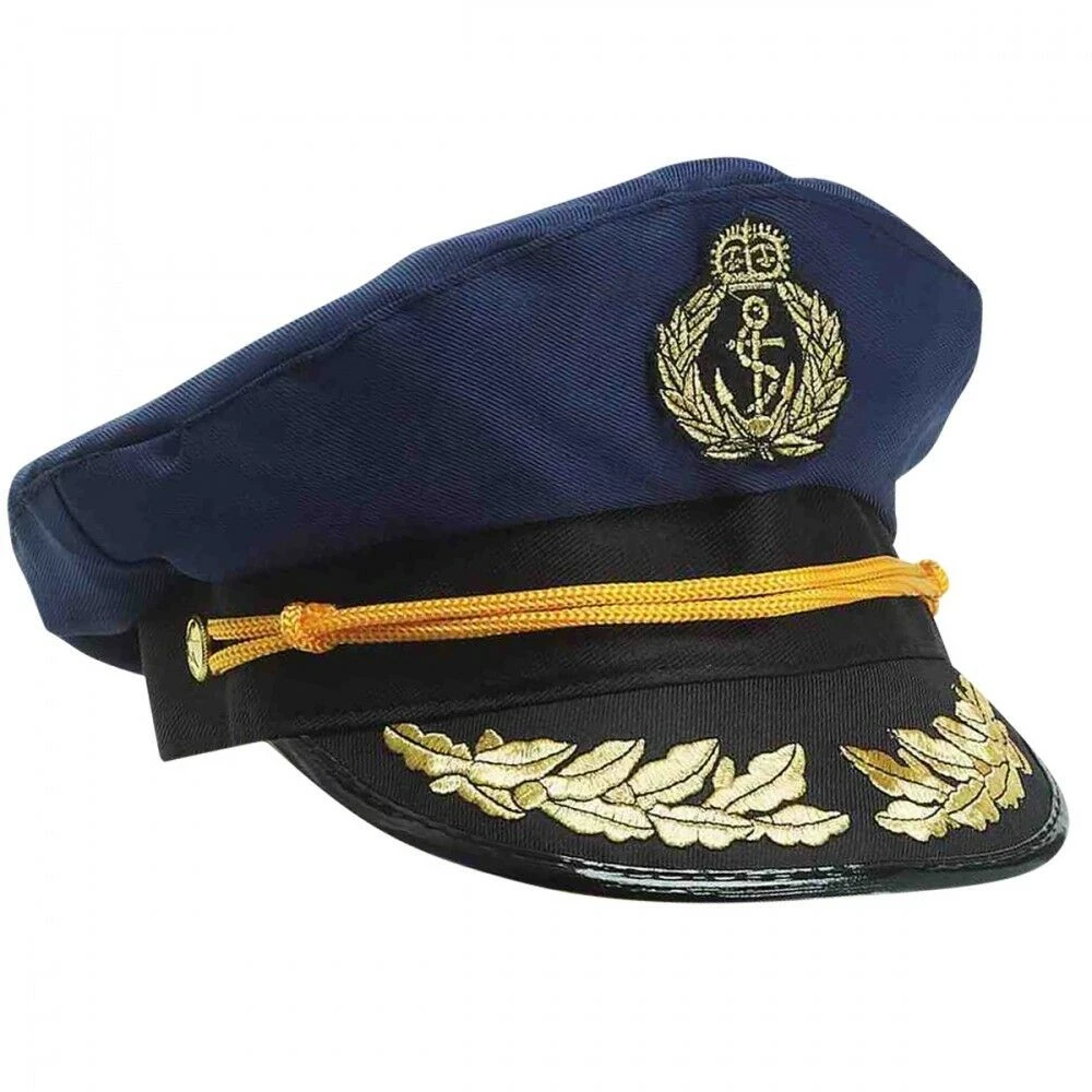 Tomfoolery Costume Accessories Admiral Sea Sailor Captain Hat Skipper Costume Cap Navy Or White 1 Tomfoolery Costume Accessories Admiral Sea Sailor Captain Hat Skipper Costume Cap Navy Or White