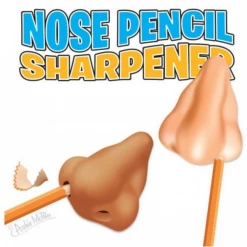 WILLVAL Human Nose Pencil Sharpener Stick A Pencil Up Your Nose Staionery Tool Joke Home & Garden