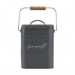 Kmart Home & Garden Kitchen Compost Bin With Lid Indoor Recycle Pail Caddy