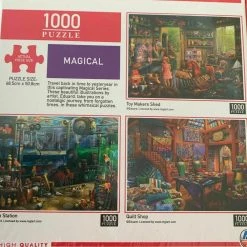 Kmart Art Gallery Canal Living 1000 Piece Jigsaw Puzzle Adult Kids 12 Year Plus Home & Garden
