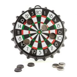 MDI Australia Home & Garden Magnetic Bottle Cap Darts Board Drinking Game With Kickstand Club Fun Beer