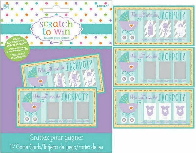 Balloon Agencies Party Supplies BABY SHOWER Pack Of 12 Scratch And Win Game Cards Party Game Decorations 1 Balloon Agencies Party Supplies BABY SHOWER Pack Of 12 Scratch And Win Game Cards Party Game Decorations